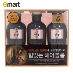 EMART易买得 韩国爱茉莉棕吕洗护套装 洗发水400ml*2 护发素400ml