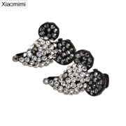 Email decorated Korean version of smile package small Horn clip bangs clip rhinestone hair clip hairpin clip jewelry women