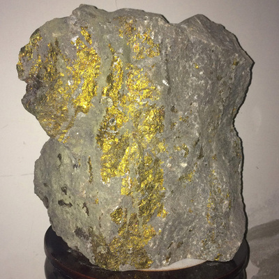 【淘金都】大款金都招远珍品天然金矿石金箔品质内外一致