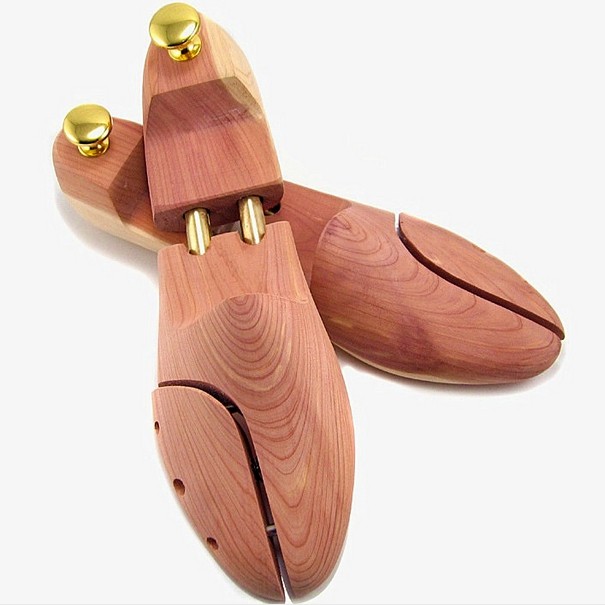 进口北美美红雪松高级实木原木木鞋鞋楦可调鞋撑