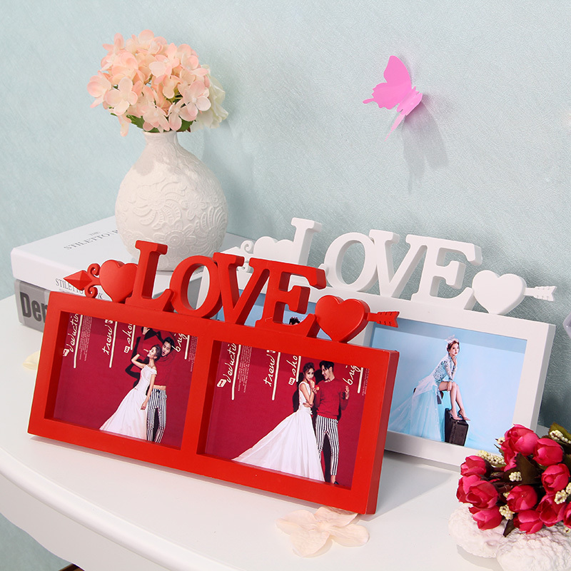 韓式影樓婚紗相框紅色 LOVE字母塑料連體相框擺台6寸創意相框包郵在類目 家居飾品, 相框/畫框中 - 來自Buy2taobao.com提供專業的淘寶代購服務