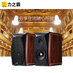 力之霸 hifi音箱 发烧书架音箱 高保真桌面音箱监听无源音箱对箱