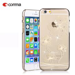 Comma iPhone6 Plus保护壳 苹果6s Plus手机套 镶水钻外壳透明