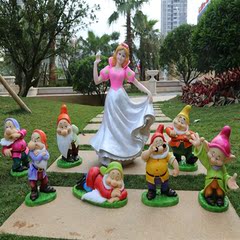 白雪公主人物雕塑花园摆件庭院装饰品户外园林景观摆设树脂工艺品