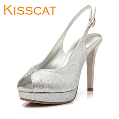 KISSCAT kissing new fish cat sandal platform platform stiletto high heel sexy sandals