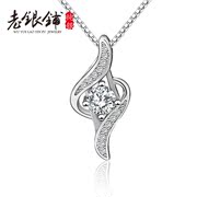 925 Silver necklace old silver Pu women new short necklace of clavicle women Korea fashion silver jewelry necklace with diamonds