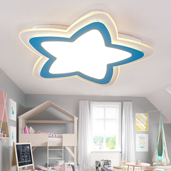 超薄led吸顶灯现代简约五角星儿童小孩房间卧室灯创意温馨男女孩