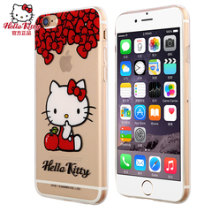 Hellokitty苹果6手机壳超薄软壳iphone6plus保护套卡通防摔壳5.5