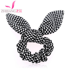 River rabbit ears hair bands made of wire cloth hair band ponytail, Korea women''s hair ornaments and lovely loving Butterfly jewelry