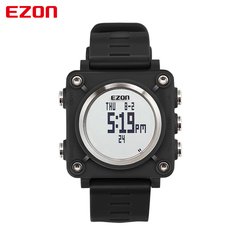 宜准EZON户外运动手表防水电子表多功能手表指南针手表L012A