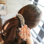 Know Richie jewelry hair accessory Korea banana clip pin water bit flower headdress issuing the Korean version of tail clamp vertical clamping