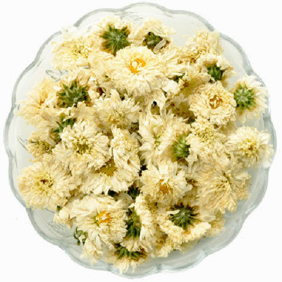 黄山贡菊花茶 白菊花太阳菊花 手选过筛货全干成形好500克包邮