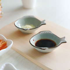 日式火锅料理酱料碟餐具 调味小碟 酱油米醋味碟子 小圆碟小鱼碟