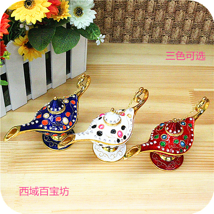 巴基斯坦俄罗斯锡器铜器小号阿拉丁神灯手工艺品摆件装饰品礼品在类目 特色手工艺, 海外工艺品, 俄罗斯特色中 - 来自Buy2taobao.com提供专业的淘宝代购服务