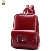 2015 North bag new bow backpack school in England in the autumn wind their Korean women Pack bags x