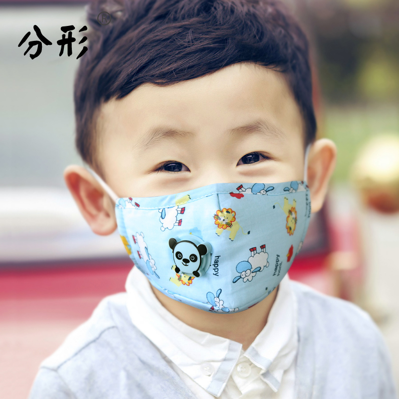 PM2.5儿童口罩防雾霾防尘秋冬透气活性炭韩国卡通可爱个性宝宝产品展示图3