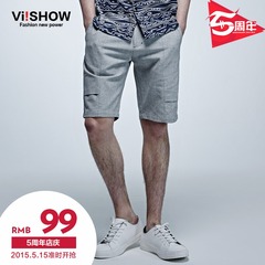 Viishow2015 summer dresses men's sleek, minimalist shorts five pants new shorts in light pants men