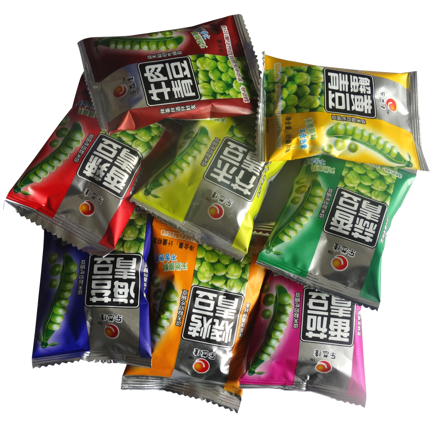 北京特产乐益佳青豆八种口味500克买全场满49元包邮