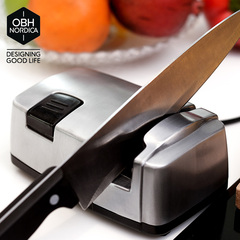OBH Nordica电动磨刀器金刚石砂轮家用多功能厨房快速菜刀磨刀机