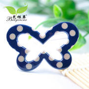 Bagen grass Korean acetate top clip pierced Butterfly hair clip bangs, clip hair ornament hairpin clip hair clips
