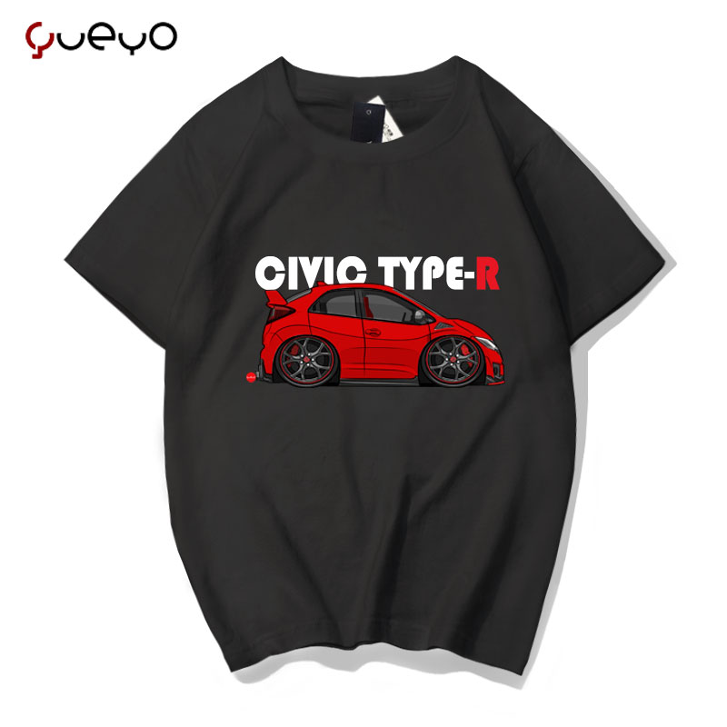 Yueyo/ Wyatt Tour Chaopai T-shirt automobile printing Short sleeved summer men's wear Large civic civic typeRin the Men's clothing, T-shirt category - from Buy2taobao.com to provide professional Taobao agent buy service