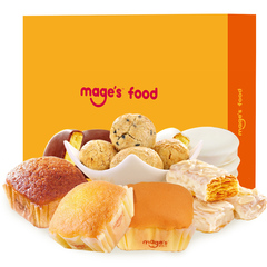 麦吉士办公早餐礼盒9种零食礼包小蛋糕全麦面包饼干西式糕点点心