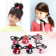 Know Richie children''s hair accessories hand-knitted wool deer Hat hair rope girls tiara baby string jewelry