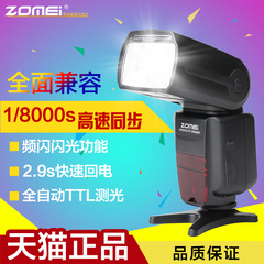 卓美ZM860Tfor佳能700d/60d/70d尼康D7100单反相机外置机顶闪光灯