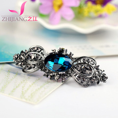 Zhijiang retro clip spring clip Barrette hair accessory jewelry ladies fringe hair flower pony tail clip