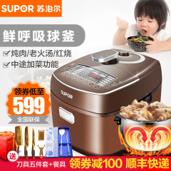 SUPOR/苏泊尔 CYSB50FC818-100鲜呼吸球釜电压力锅5l智能高端正品