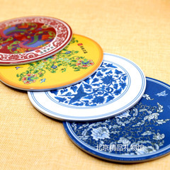 北京故宫纪念品创意餐垫桌垫杯垫碗垫盘垫隔热垫圆形防水耐热盘子