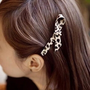 Know Richie fashion cute sexy Leopard-print tie clip hair accessories hair clip female Korean decorative accessories