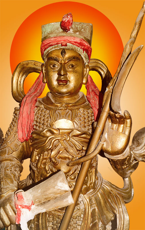 画像绘道教用挂像招财挂像挂画贴画护法神四元帅马灵耀马元帅蜀南