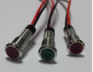 指示灯最小型金属指示灯 6MM 防水指示灯 设备指示灯 12V/24V可选