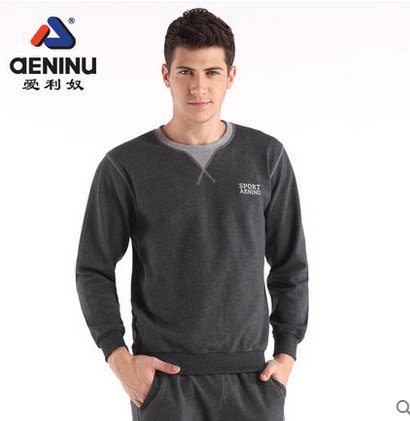 爱利奴男装卫衣套装春装运动套装