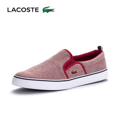 LACOSTE/法国鳄鱼女鞋 16新品低帮一脚套休闲帆布鞋 GAZON