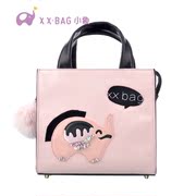 Little elephant bags 2016 new stylish contrast color sweet and lovely tile-encrusted mobile shoulder slung bags 1963