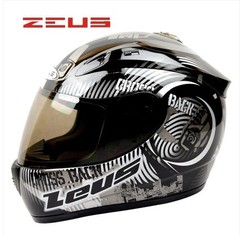 ZEUS台湾瑞狮头盔摩托车全盔赛车跑车全包式秋冬保暖2000A