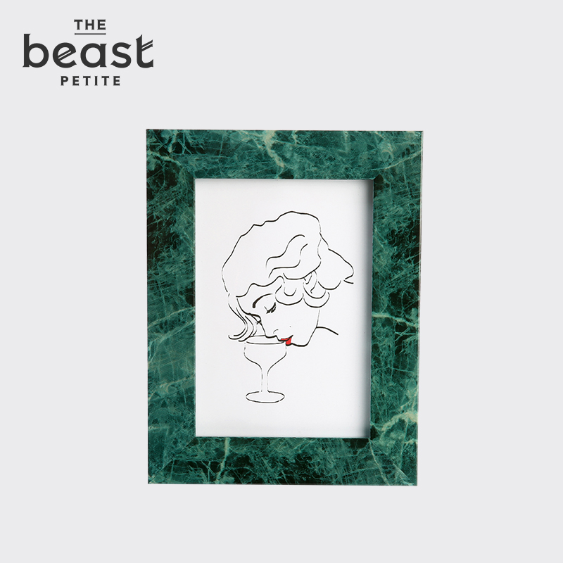 THE BEAST/野兽派 大理石纹效果相框 经典花纹桌面装饰框产品展示图1