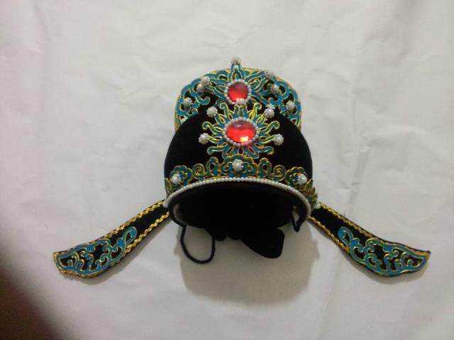 戏曲京剧豫剧小生巾小生帽解元巾软帽才子帽古装戏曲头饰盔帽