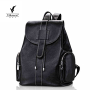 Backpack bag 2015 new autumn and winter Jurchen leather shoulder backpack doubles Korean leisure handbag bag surge