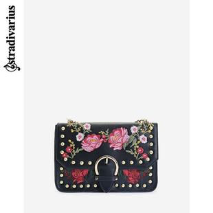 coach花朵包1941 Stradivarius 花朵刺繡單肩包 03688001001 coach