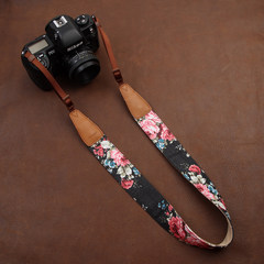 cam-in 牛仔系列通用单反数码照相机背带微单摄影肩带花卉cam7137