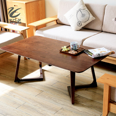 泽凡诺北欧简约橡木茶几桌全实木小户型客厅咖啡矮桌1.2米可定制