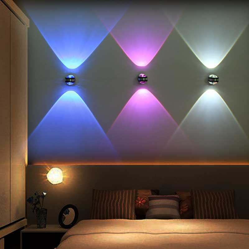 电视背景墙灯创意led壁灯现代简约照画牛眼灯床头灯沙发背景墙灯