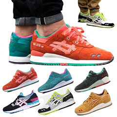 Asics GEL-Lyte III 复古慢跑运动男鞋 H511L-1717 H404L-9090