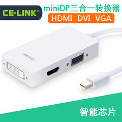 CE-LINK 迷你mini DP displayport转VGA HDMI DVI 转换器 雷电 线