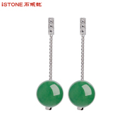 Stone amorous aventurin long earrings ear studs earrings