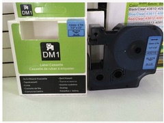 达美标签机色带9mm 40916蓝底黑字D1电子标签带dymo pnp 210d标签