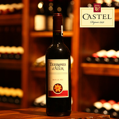 CASTEL 卡思黛乐 法国原瓶原装进口红酒 图雅斯干红葡萄酒裸瓶装